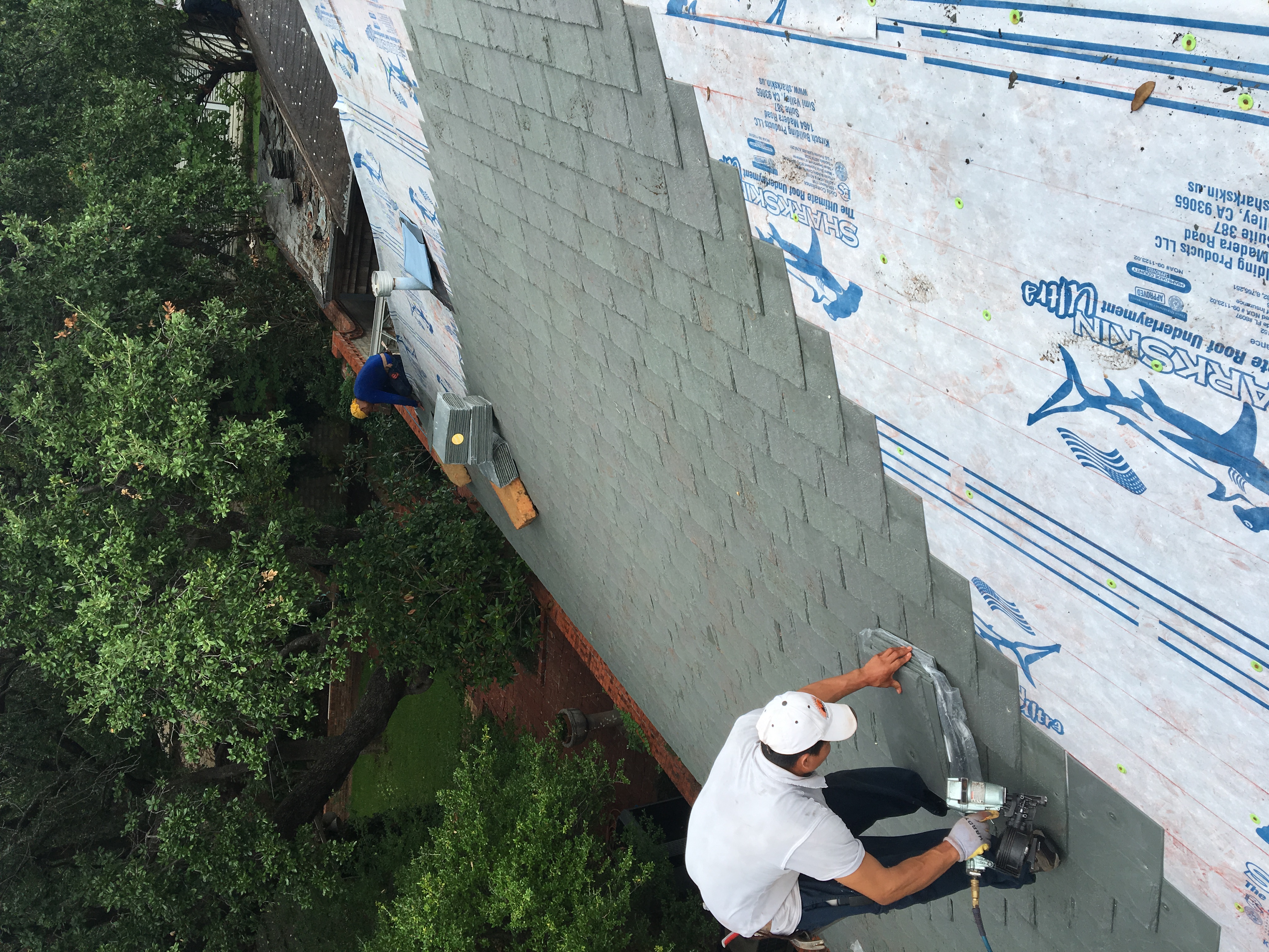 composite roof installation